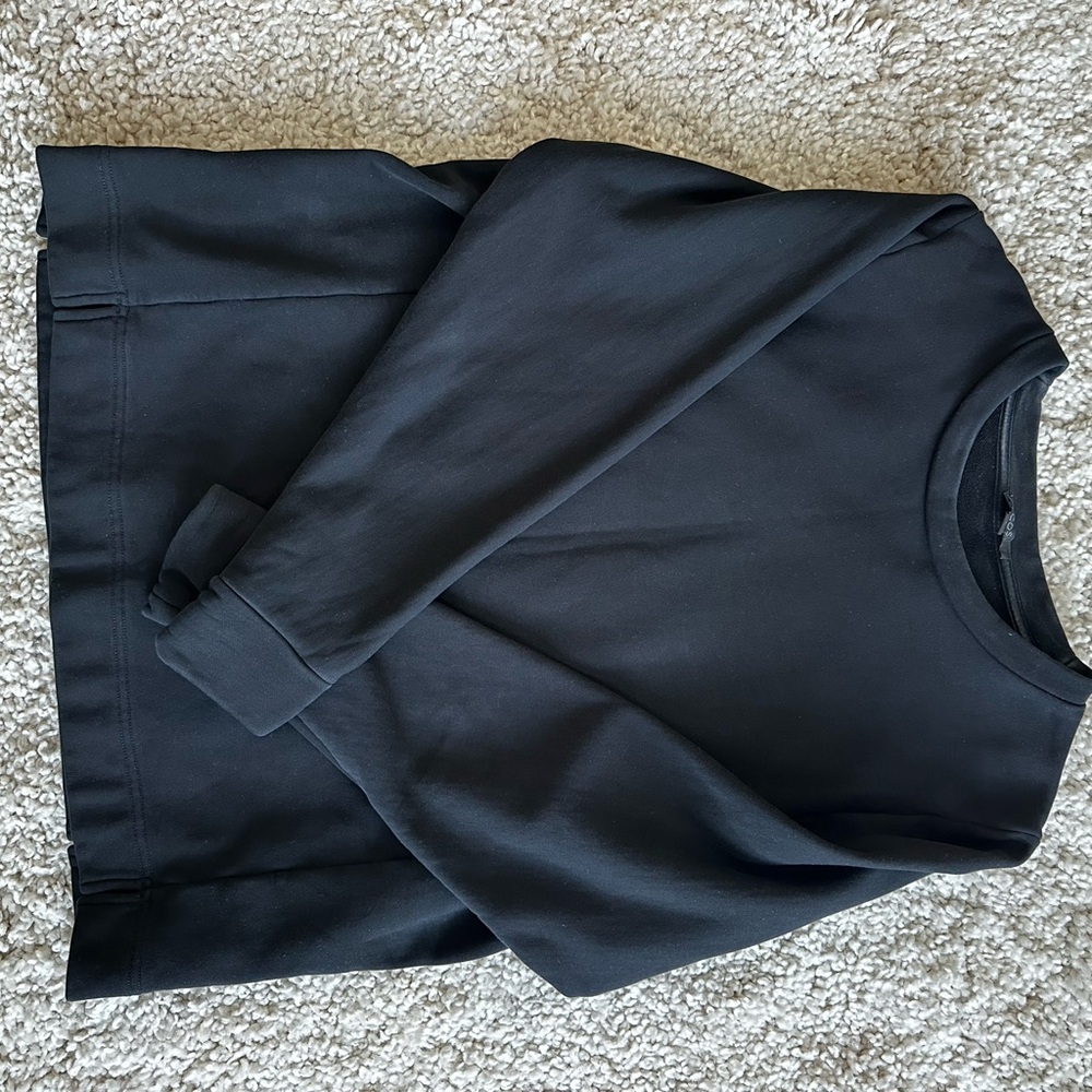 COS Men's Dark Charcoal Crewneck Sweater
